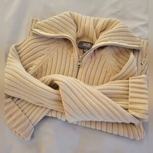 Vintage Jacob Connexion Cotton Knit Zippered Cardigan